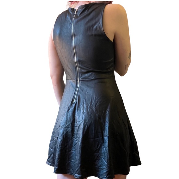 Forever 21 Faux Leather Dress M - Picture 3 of 4
